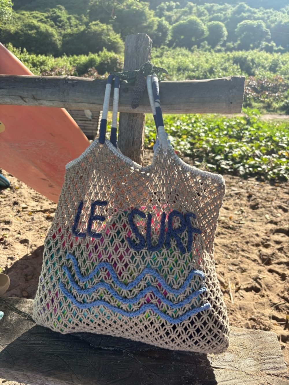 Hershey Le Surf Macrame Tote - Picture 8 of 9